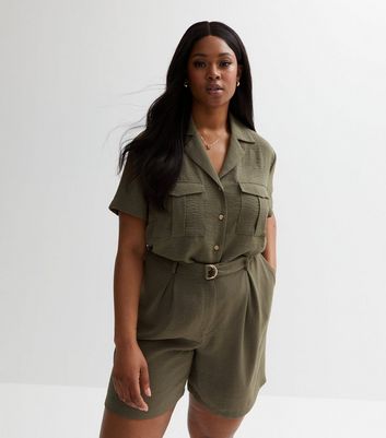 New look deals khaki shorts