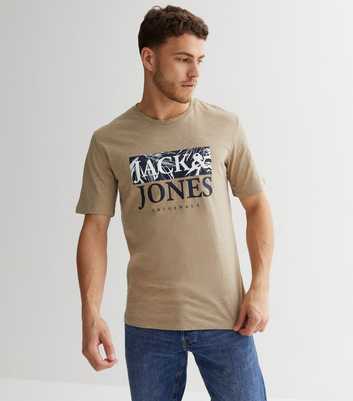 Jack & Jones Stone Palm Logo T-Shirt