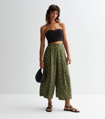 New Look pEmma Floral Crop Trousers  Blackp  verycouk