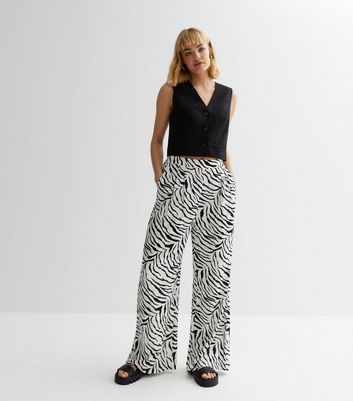 Zebra print store joggers