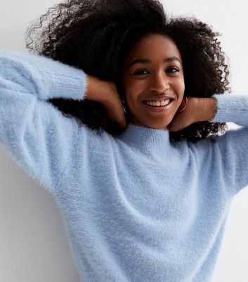 Girls light blue on sale sweater