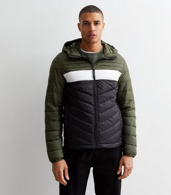 Jack and Jones Originals hooded puffer jacket in red - ShopStyle