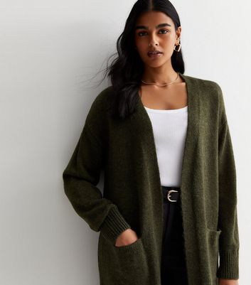 Khaki green clearance cardigan