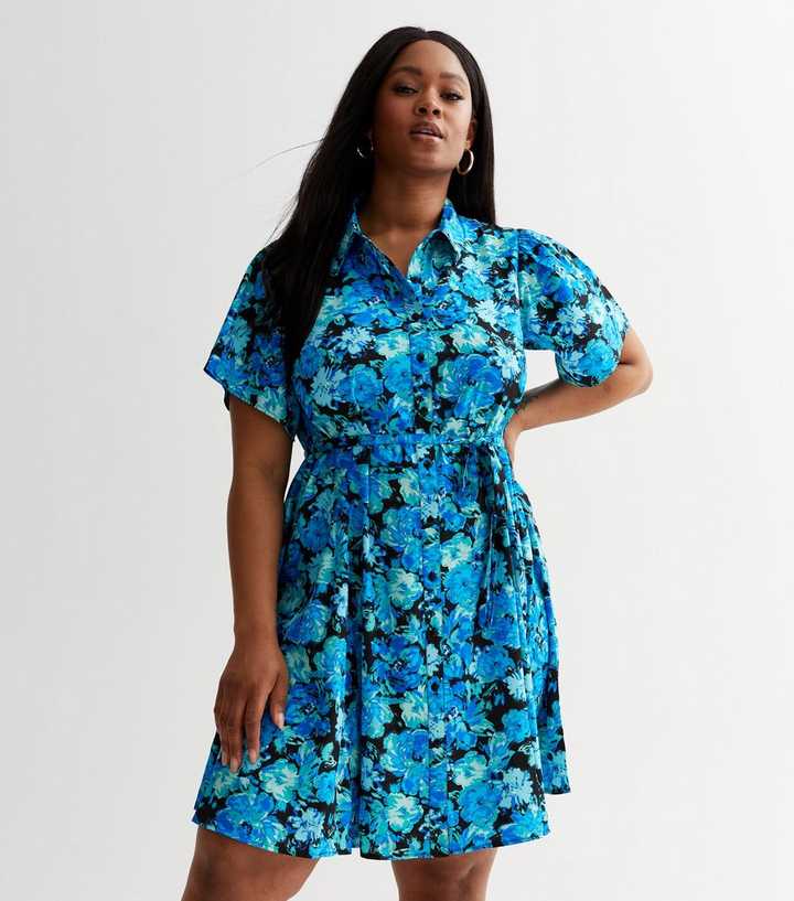 plus size blue shirt