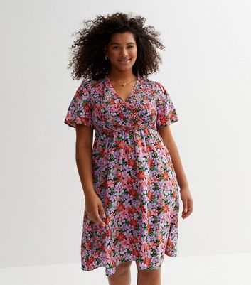 Target floral 2025 wrap dress