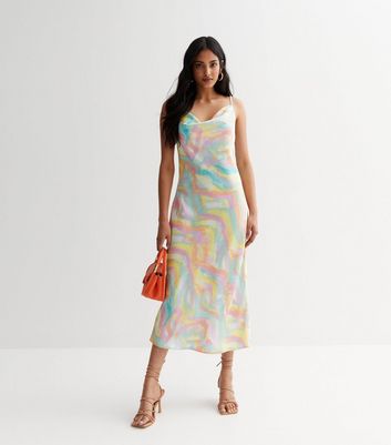 Silk clearance pastel dress