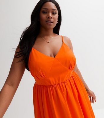 Orange dress on sale