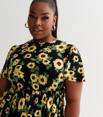 Plus size sunflower clearance dress