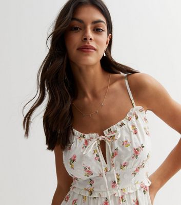 Strappy floral outlet dress