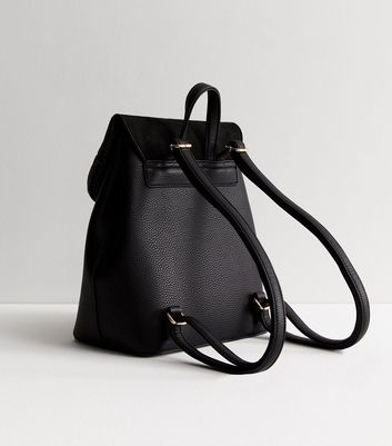 Meli Melo Black Nappa Briony Mini Backpack at FORZIERI