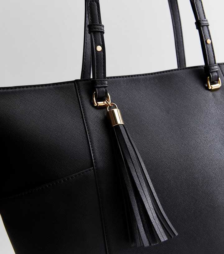 black handbag new look