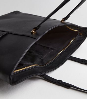 CALVIN KLEIN Black Leather Tassel Purse Crossbody Shoulder bag NWT | eBay