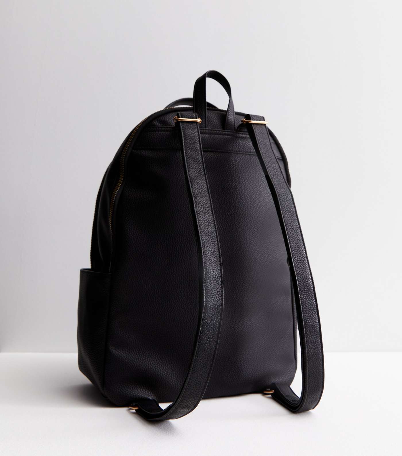 Black Pocket Front Backpack Image 3