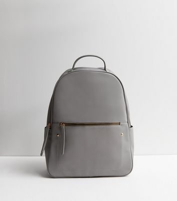 Gray mini outlet backpack