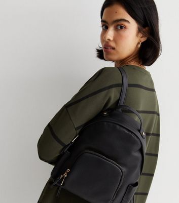 New look 2025 black backpack