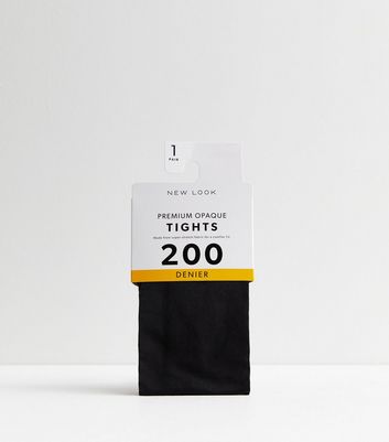 Black Premium Opaque 200 Denier Tights