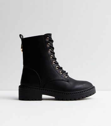 Biker boots new look best sale