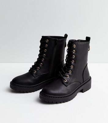 New look zip 2025 front ankle boots