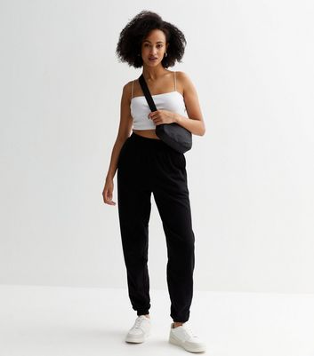 Womens black best sale jogger trousers