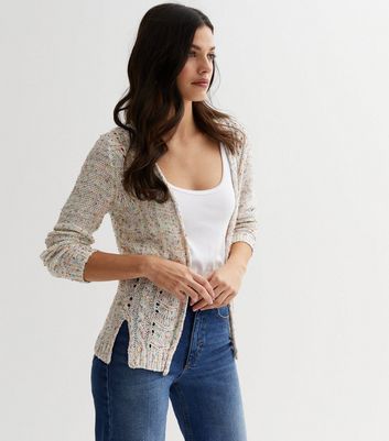 Loft textured open clearance cardigan