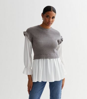 Peplum 2025 shirt jumper