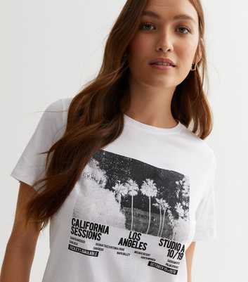 White Photographic California Logo T-Shirt