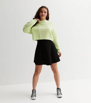 Black circle outlet skirt forever 21