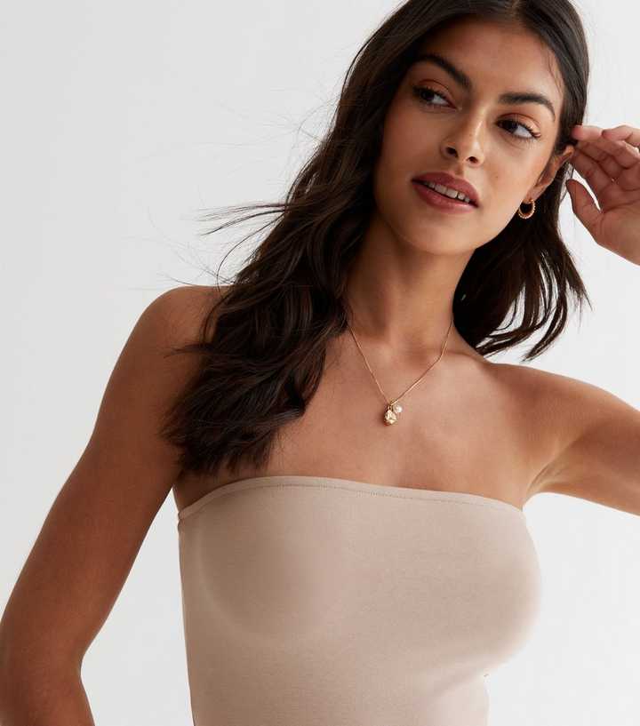 Mink Jersey Bandeau Vest