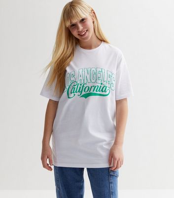 Oversized Los Angeles Varsity Graphic T-shirt