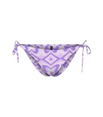 Noisy May Purple Butterfly Bikini Bottoms