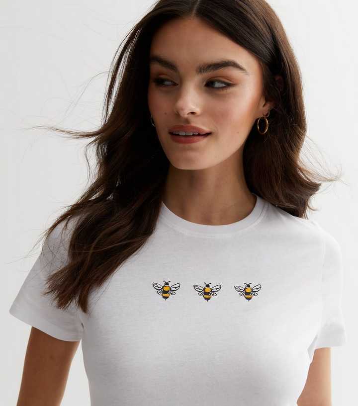 White Bees Logo T-Shirt