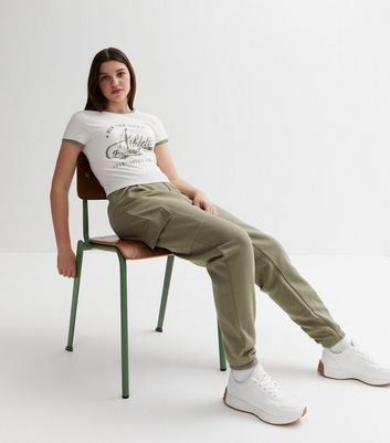 Girls sales khaki joggers