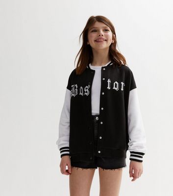 Goth hot sale varsity jacket