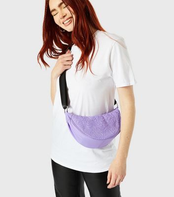 Purple bag new on sale look