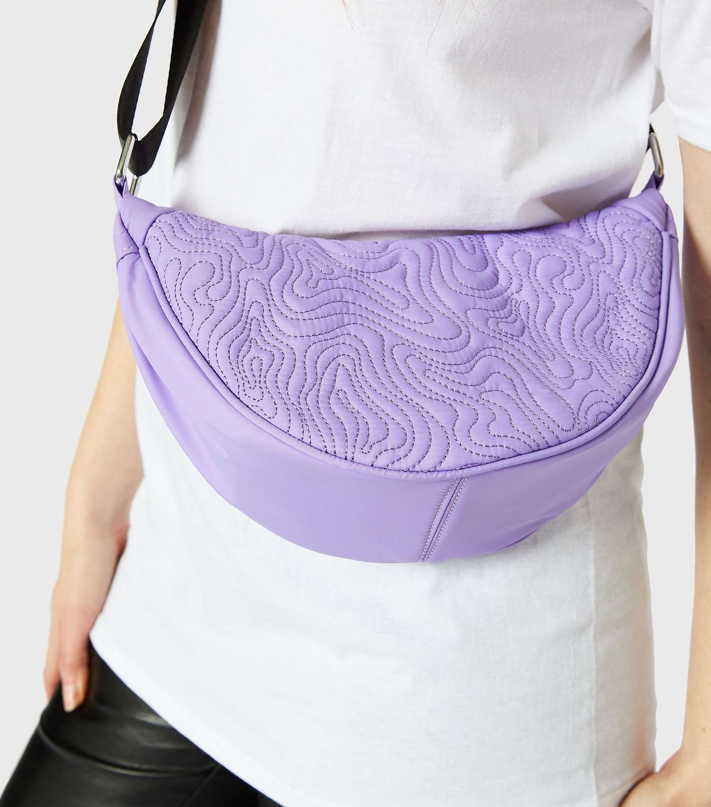 Skinnydip Lilac Swirl Cross Body Bag Image 3