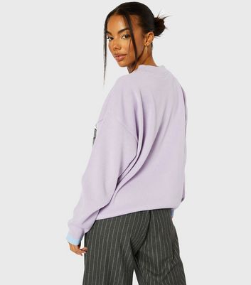 Lilac on sale oversized jumper