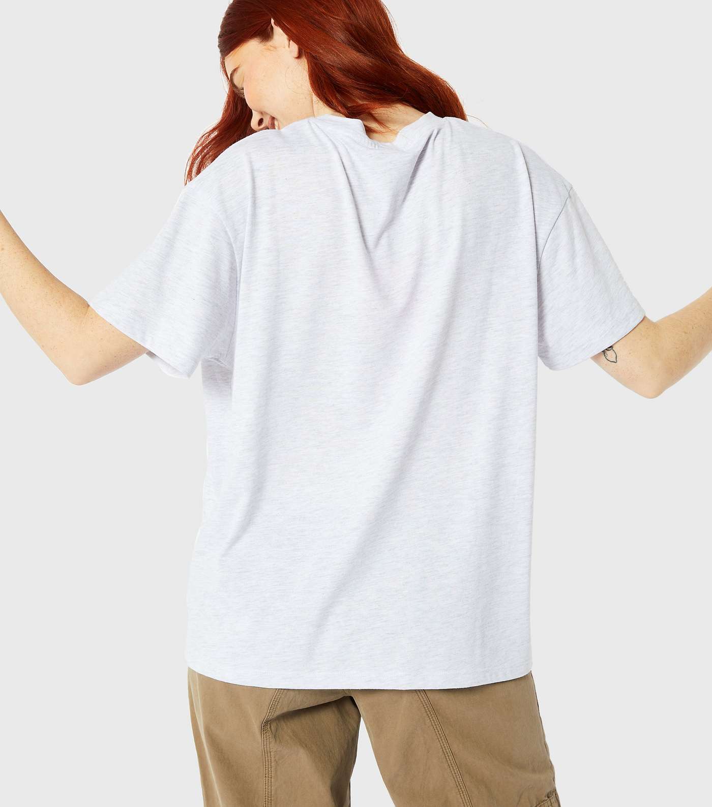Skinnydip Lilac Disney Angel Oversized Logo T-Shirt Image 4