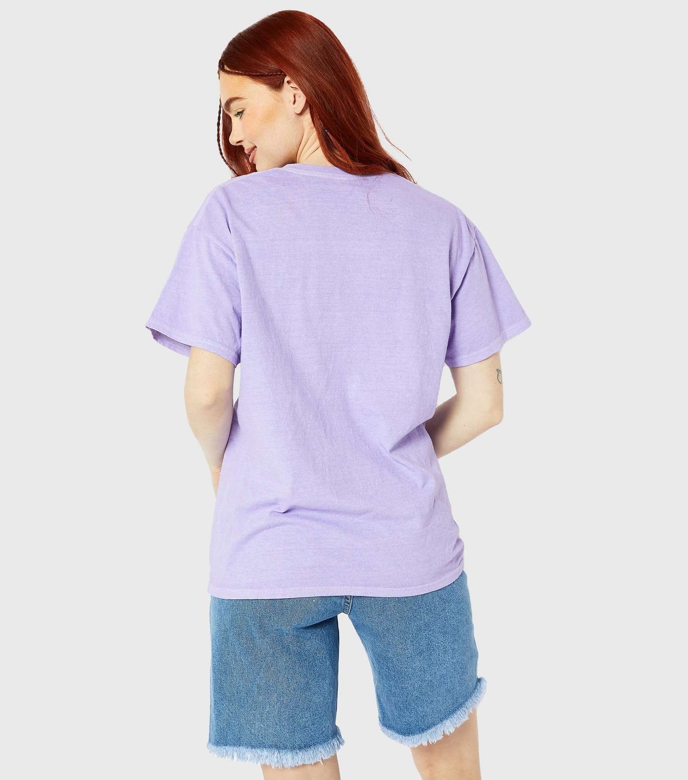 Skinnydip Lilac MTV Graphic T-Shirt Image 4