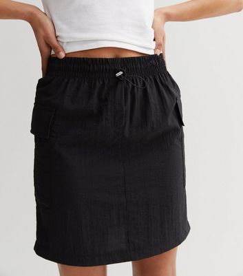 Mini skirt with cargo cheap pockets