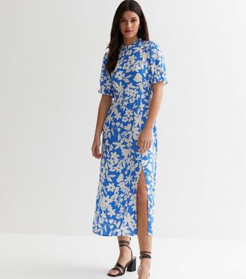 New look blue 2024 dress with flowers