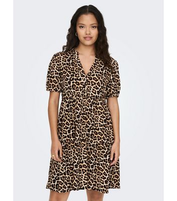 New Ladies Long Sleeve Choker V Neck Army Leopard Tartan Print