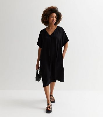 New look 2024 black tunic dress