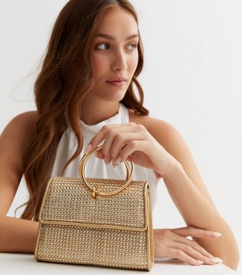 Gold handbags new online look