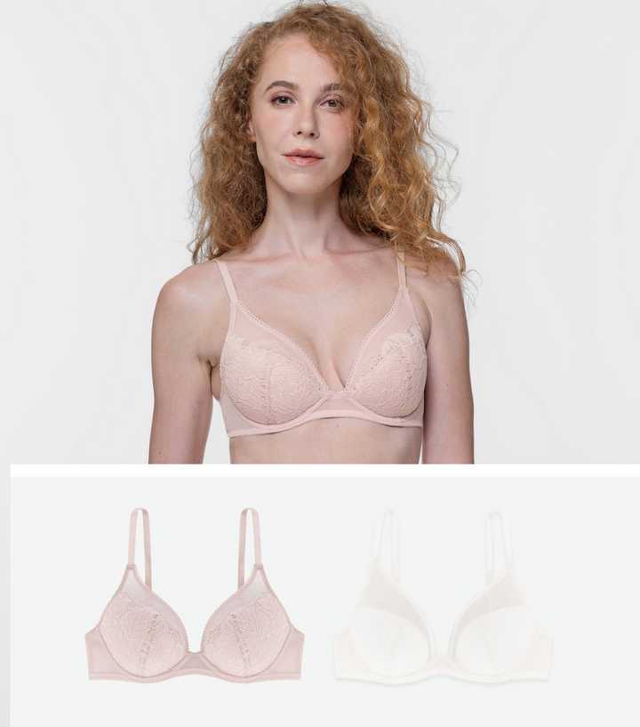 Pack of 2 lace bras - No underwire - Bras - Underwear - CLOTHING