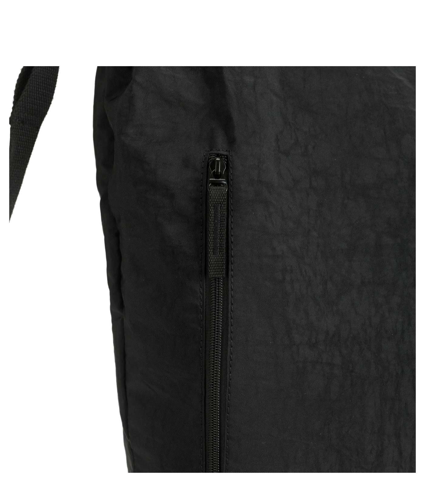 Artsac Black Pocket Front Drawstring Backpack Image 7