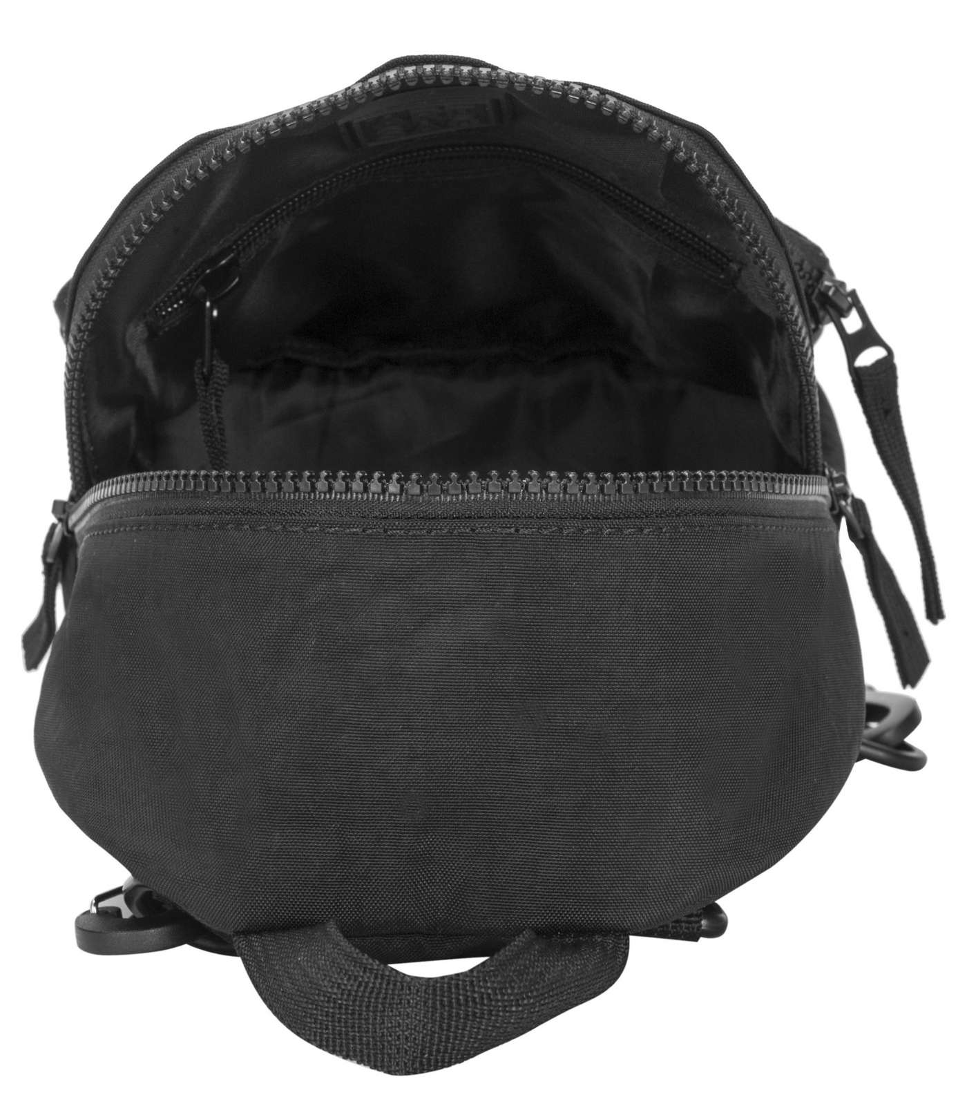 Artsac Black 3 Zip Pocket Logo Small Backpack Image 7