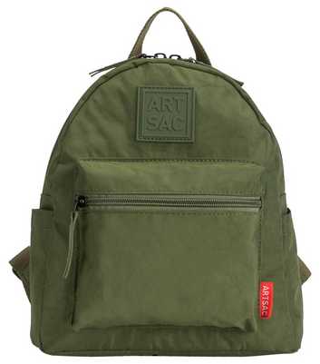 Artsac Khaki Pocket Front Backpack