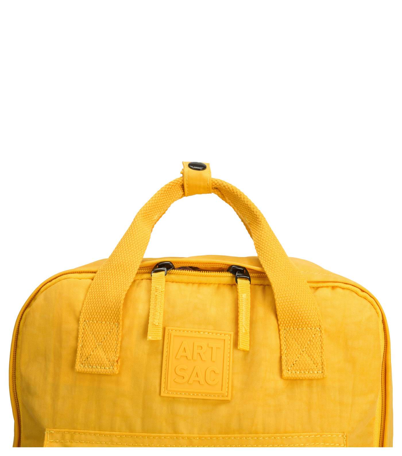 Artsac Yellow Square Pocket Backpack Image 4