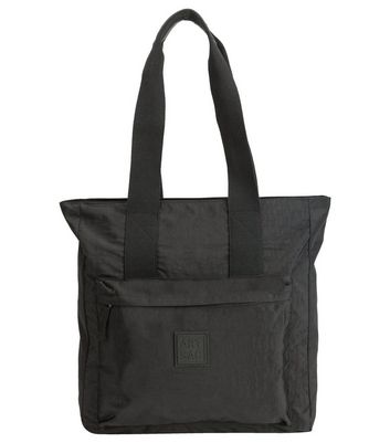 Artsac Black Double Strap Tote Bag
