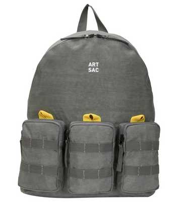 Artsac Grey 3 Pocket Front Large Backpack